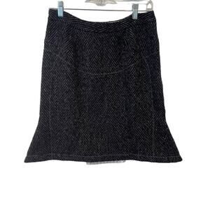 Vintage Zac Posen for Bergdorf Goodman Wool/ Mohair/Nylon Blend Skirt Sz 6